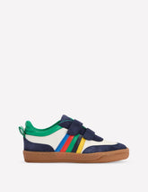 Boden Colourblock Sneakers - Soft Ivory Multi Stripe