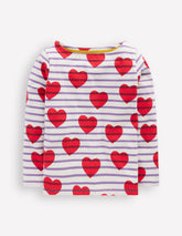 Boden Ella Breton - Stripe Hearts