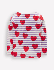 Boden Ella Breton - Stripe Hearts