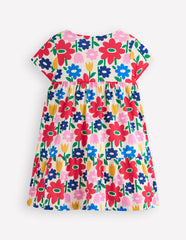 Boden Ariel Twirly Jersey Dress - Multi Pop Flower