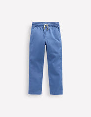 Boden Slim Pull On Trousers - Blue River