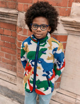 Boden Cosy Borg Jacket - Multi Dinos