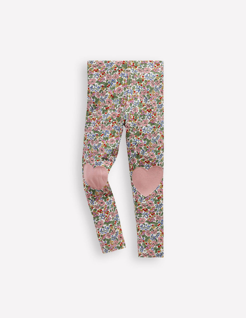 Boden Appliqué Leggings - Soft Ivory Berry Floral