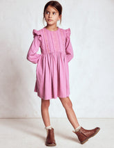 Boden Lace Trim Jersey Dress - Formica Pink