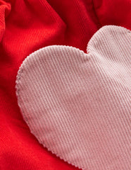 Boden Button - through Mini Skirt - Rockabilly Red Hearts