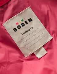 Boden Janie Borg Mix Jacket - Rose Pink Flowerbed