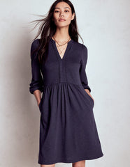 Boden Naomi Relaxed Jersey Dress - Navy