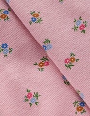 Boden Ribbed Flare Leggings - Vintage Pink Spaced Ditsy