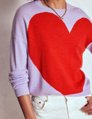 Boden Lydia Cashmere Jumper - Purple Heart