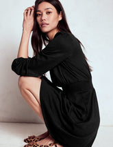 Boden Sarah Short Jersey Dress - Black