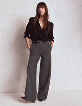 Boden Belgravia Ponte Pants - Charcoal Grey