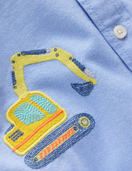 Boden Embroidered Shirt - Vehicles