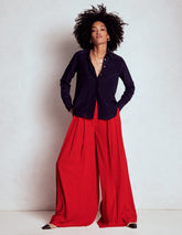 Boden Regent Wide Leg Pants - Poppy Red