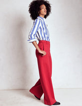 Boden Belgravia Ponte Pants - Carmine Red