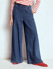 Boden Pull - on Denim Pants - MID WASH