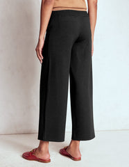 Boden Belgravia Ponte Crop Pants - BLACK