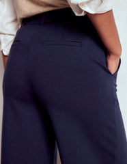 Boden Belgravia Ponte Crop Pants - Navy