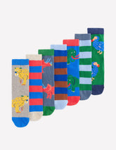 Boden Socks 7 Pack - Multi Animals