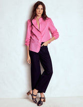 Boden Helena Cotton Dobby Top - Rose Bloom