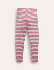 Boden Fun Leggings - Formica Pink/Ivory Stripe