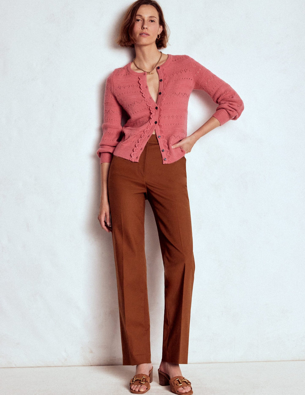 Boden Canonbury Pants - Russet