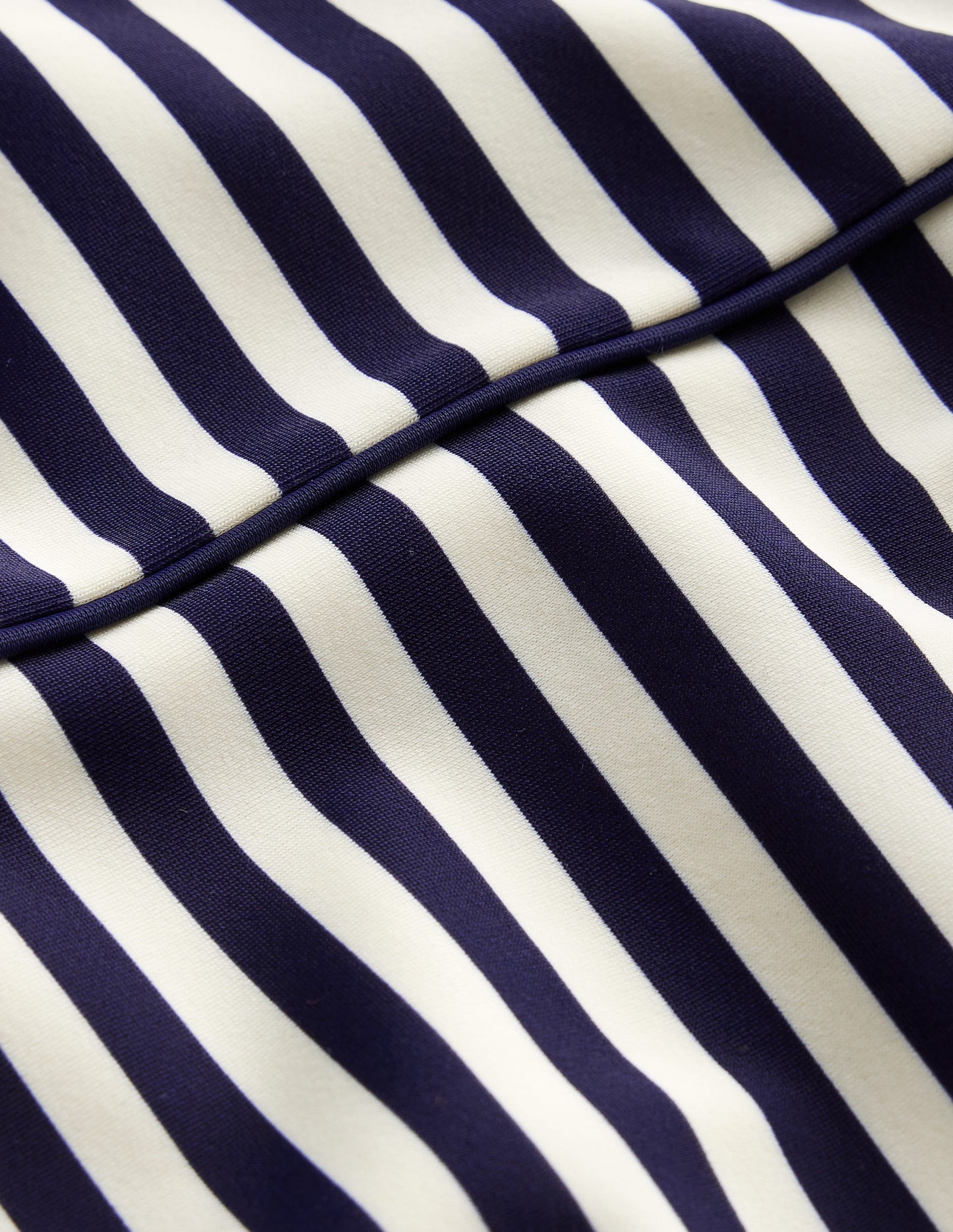 Boden Rhodes Cup - Size Swimsuit - Navy, Ivory Stripe