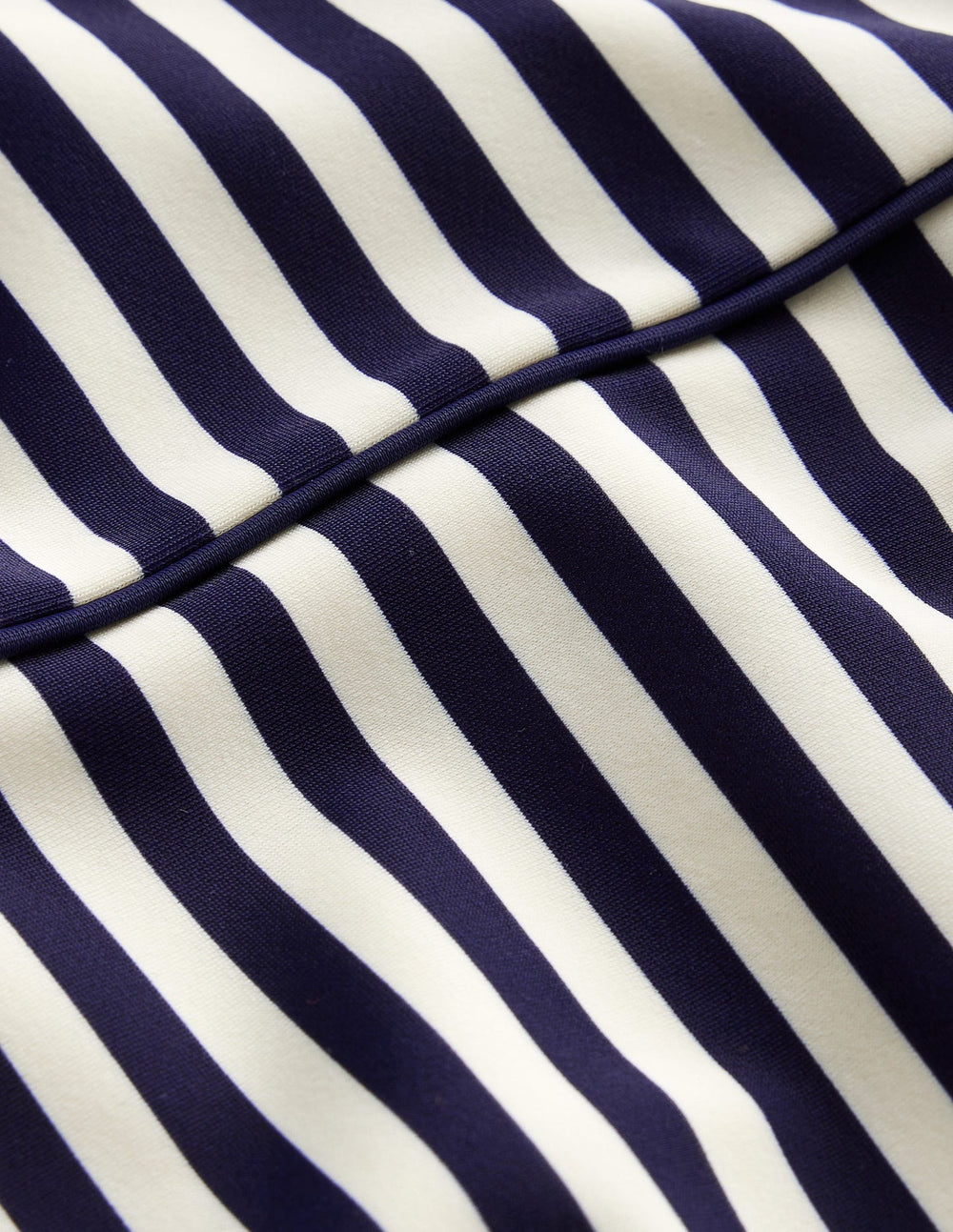 Boden Rhodes Cup - Size Swimsuit - Navy, Ivory Stripe