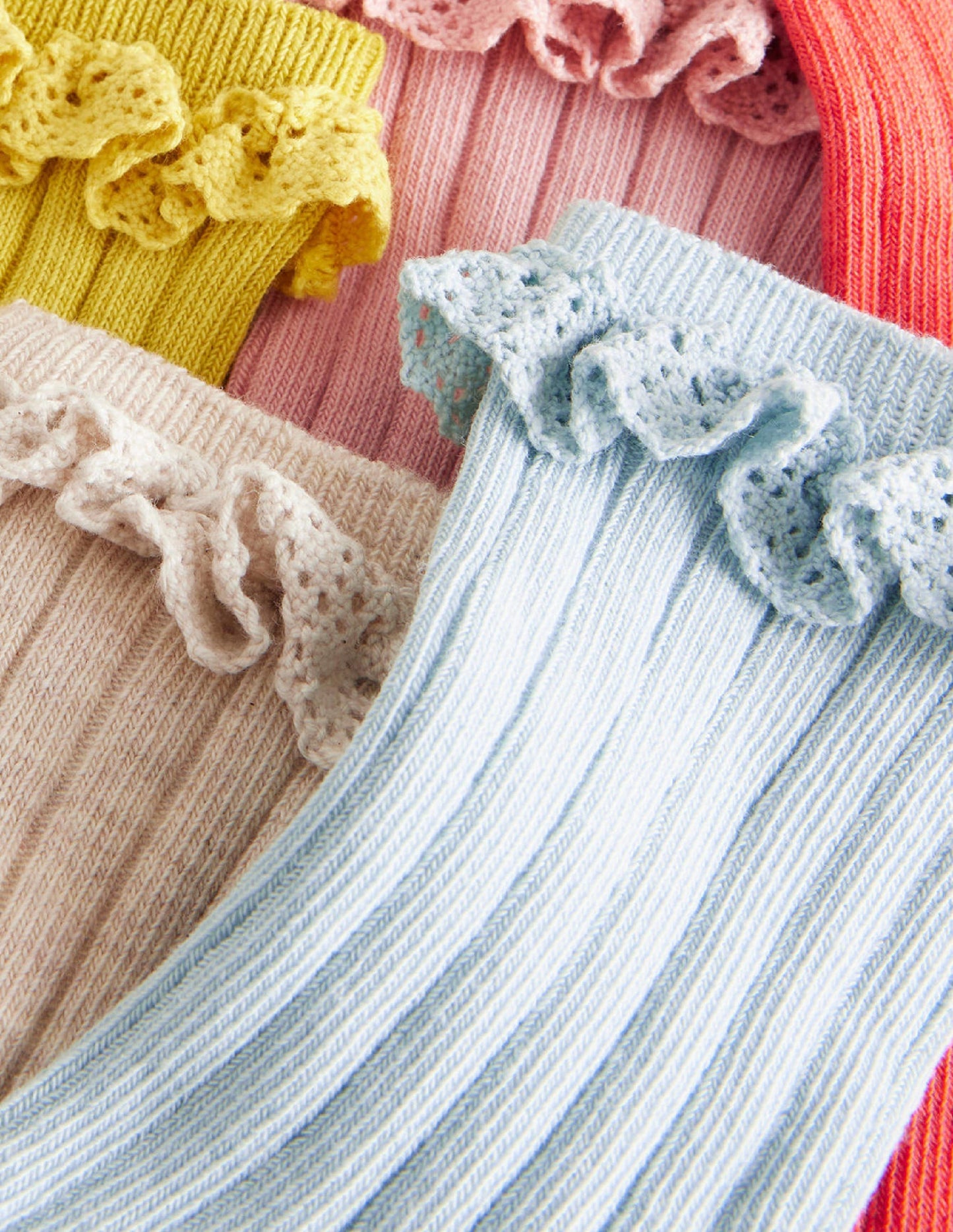 Boden 5 - Pack Frilly Socks - Multi
