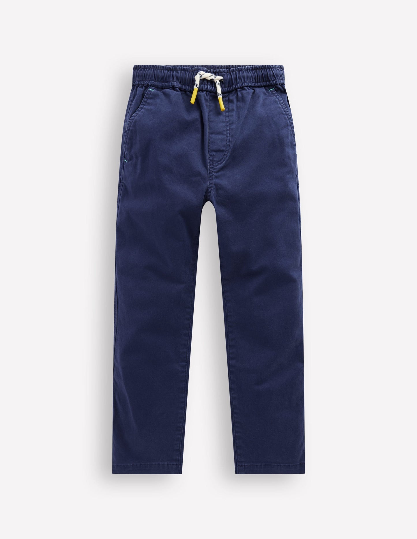 Boden Slim Pull On Trousers - College Navy Twill