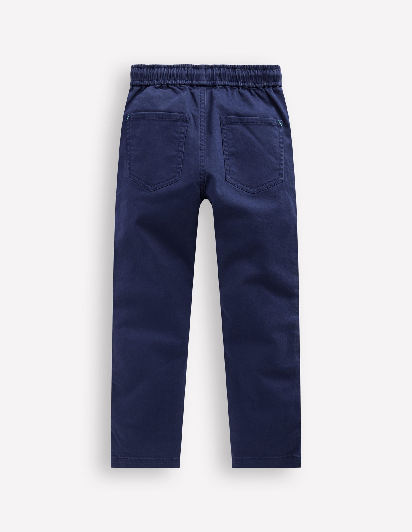 Boden Slim Pull On Trousers - College Navy Twill