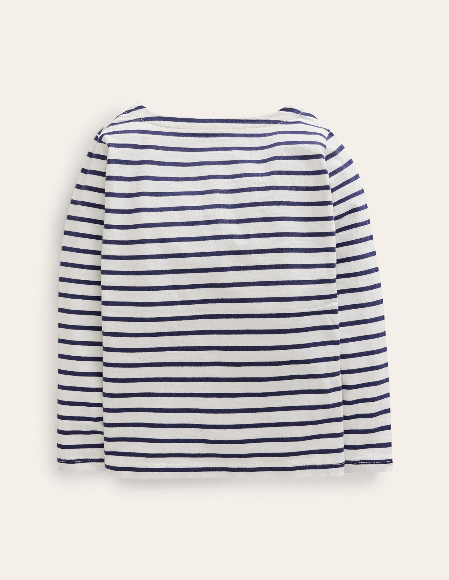 Boden Ella Breton - Ivory/College Navy