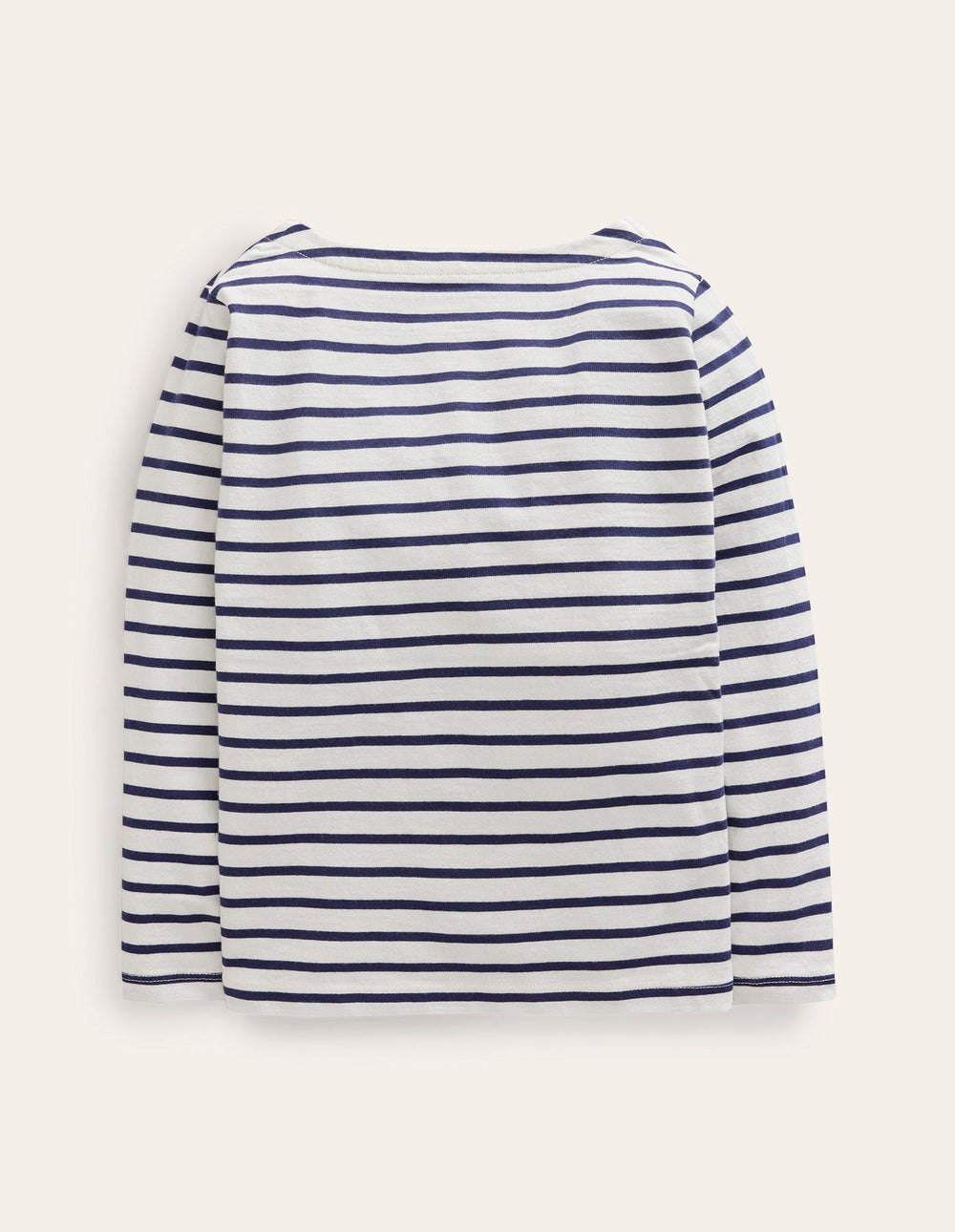 Boden Ella Breton - Ivory/College Navy