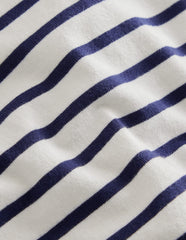 Boden Ella Breton - Ivory/College Navy