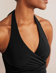 Boden Levanzo Halter Tankini Top - Black