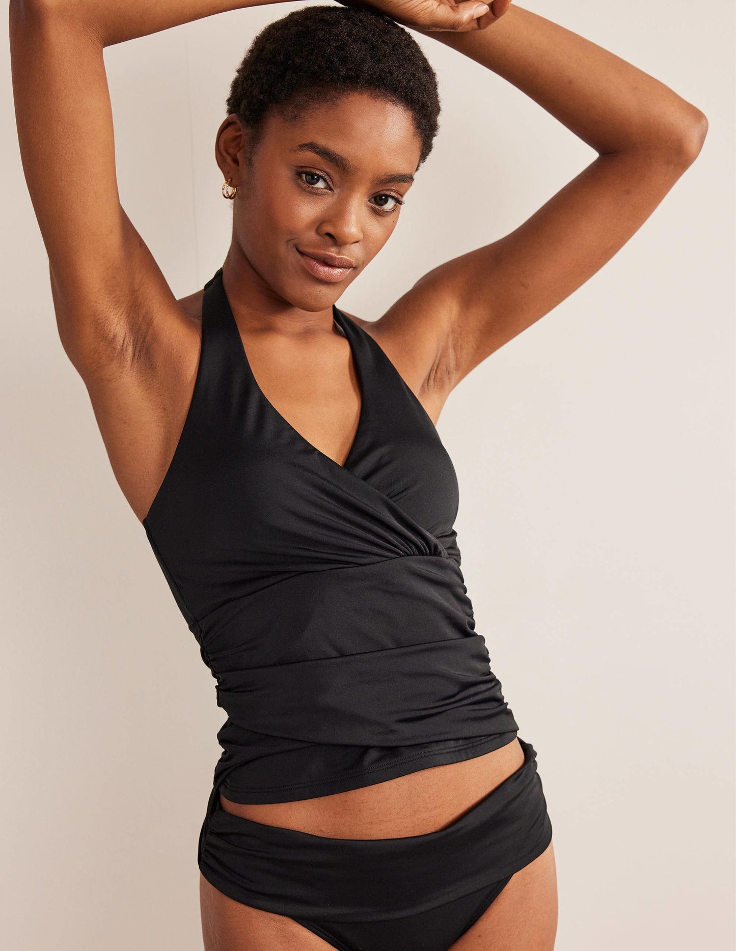 Boden Levanzo Halter Tankini Top - Black