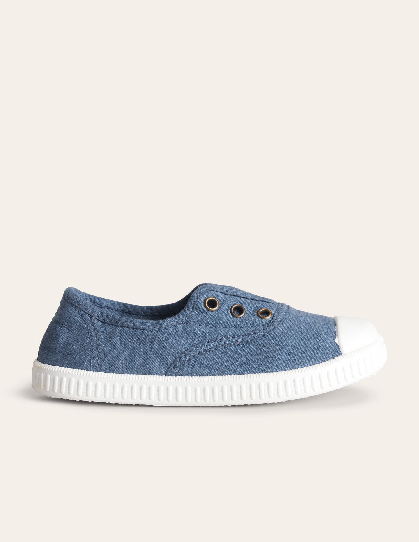 Boden Laceless Canvas Pull - ons - College Navy