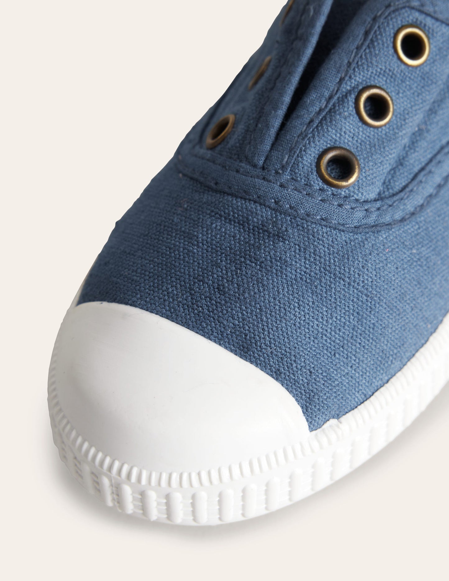 Boden Laceless Canvas Pull - ons - College Navy