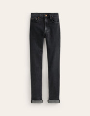 Boden Girlfriend Jeans - Washed Black
