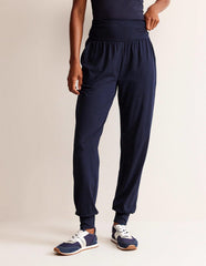 Boden Hareem Jersey Sweatpants - Navy
