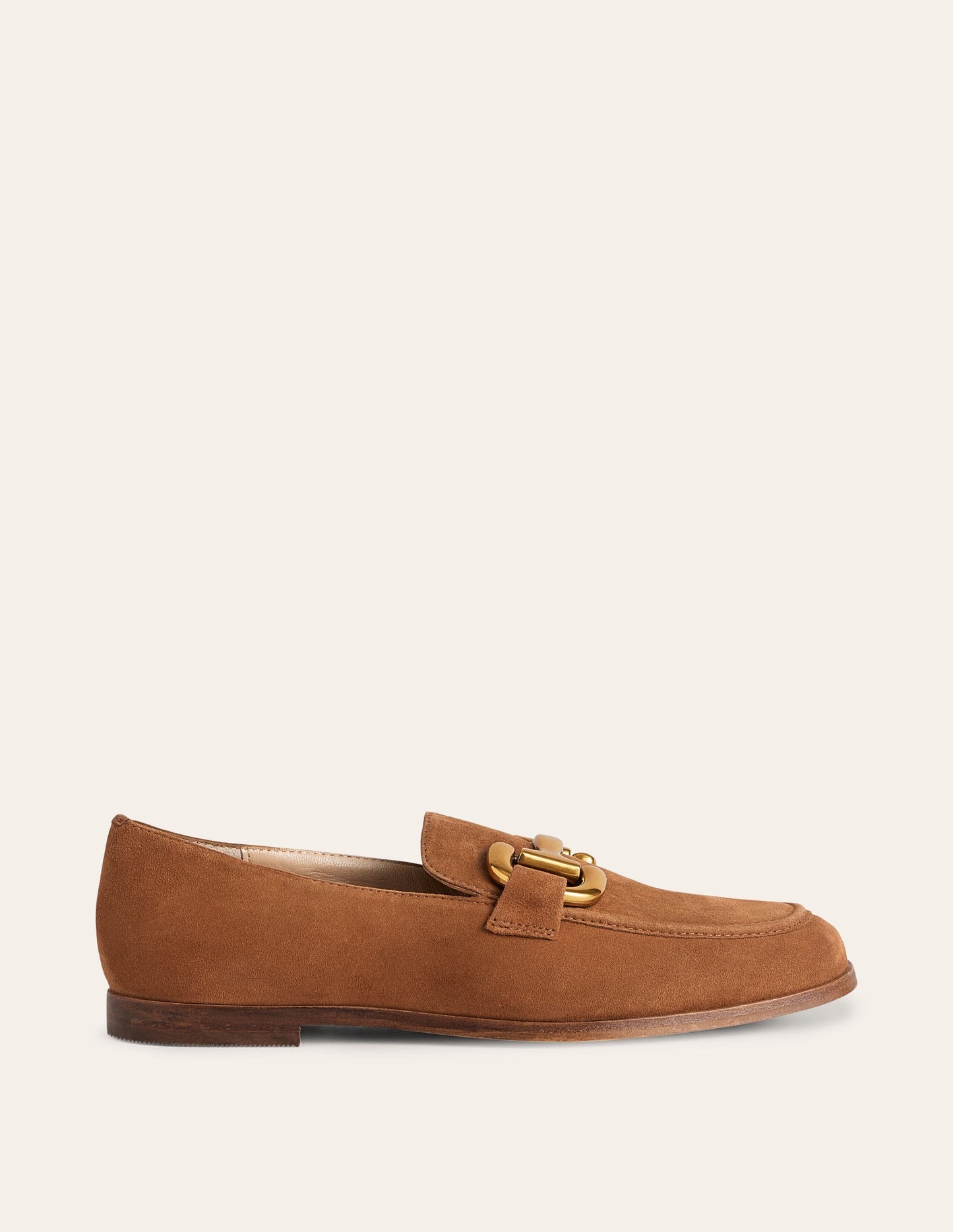 Boden Iris Snaffle Loafers - Ginger Snap Suede