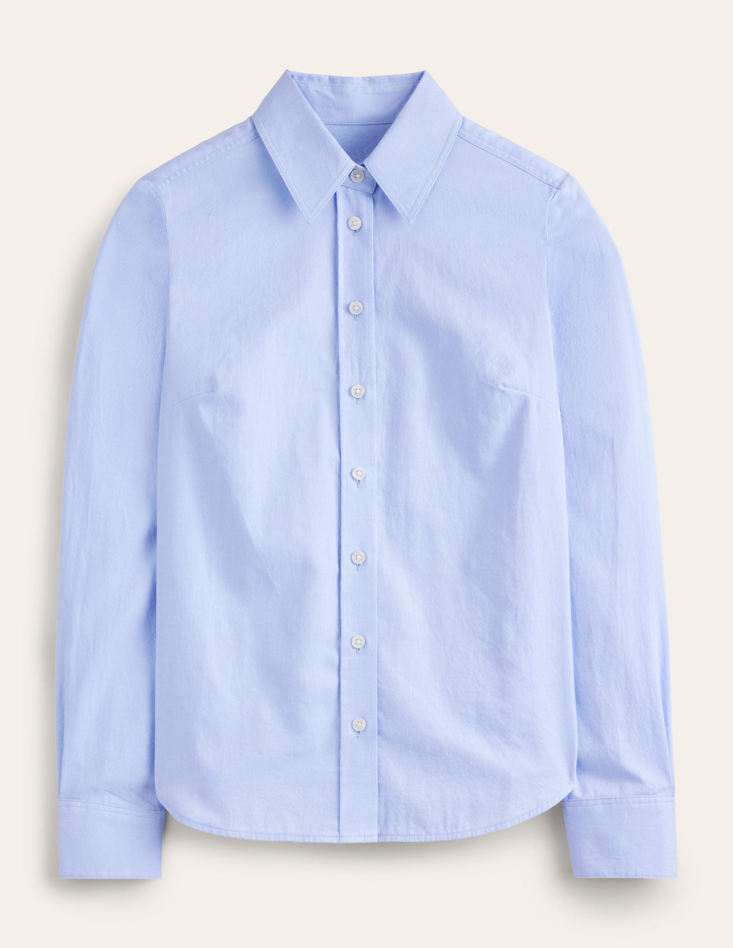 Boden Sienna Cotton Shirt - Blue Oxford