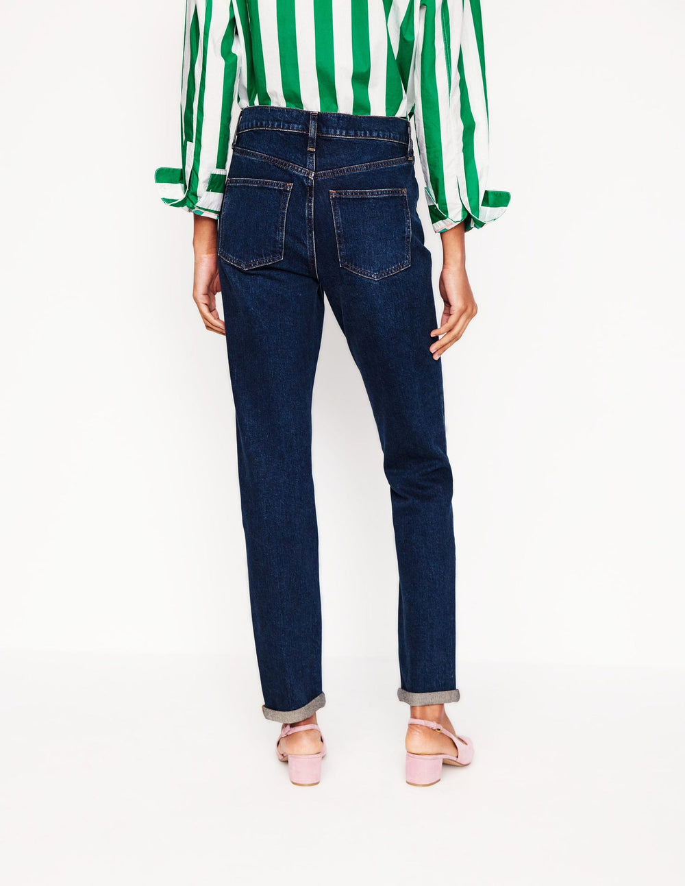 Boden Girlfriend Jeans - Dark Vintage