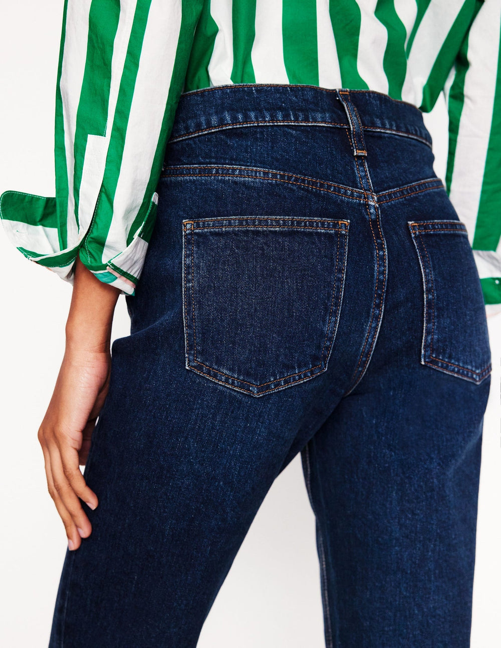 Boden Girlfriend Jeans - Dark Vintage