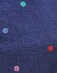 Boden Everyday Fun Leggings - Starboard Blue Confetti Spot
