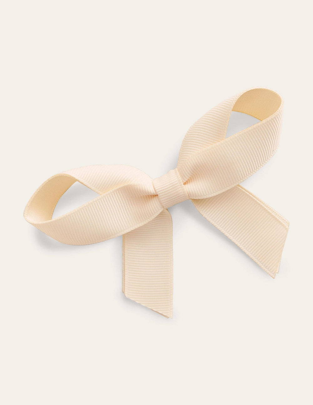 Boden Grosgrain Hair Bow - Ivory