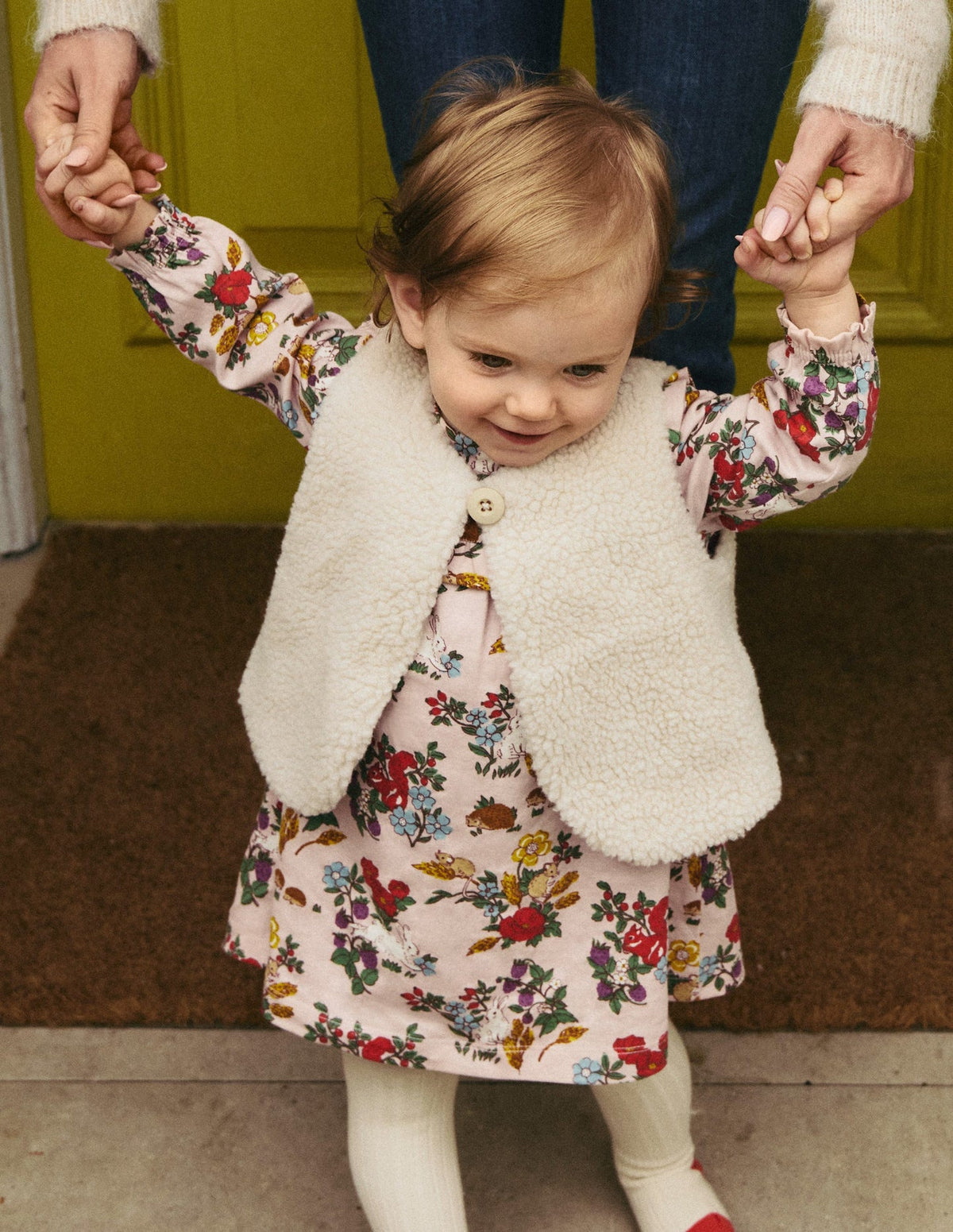 Boden Cosy Gilet - Oatmeal