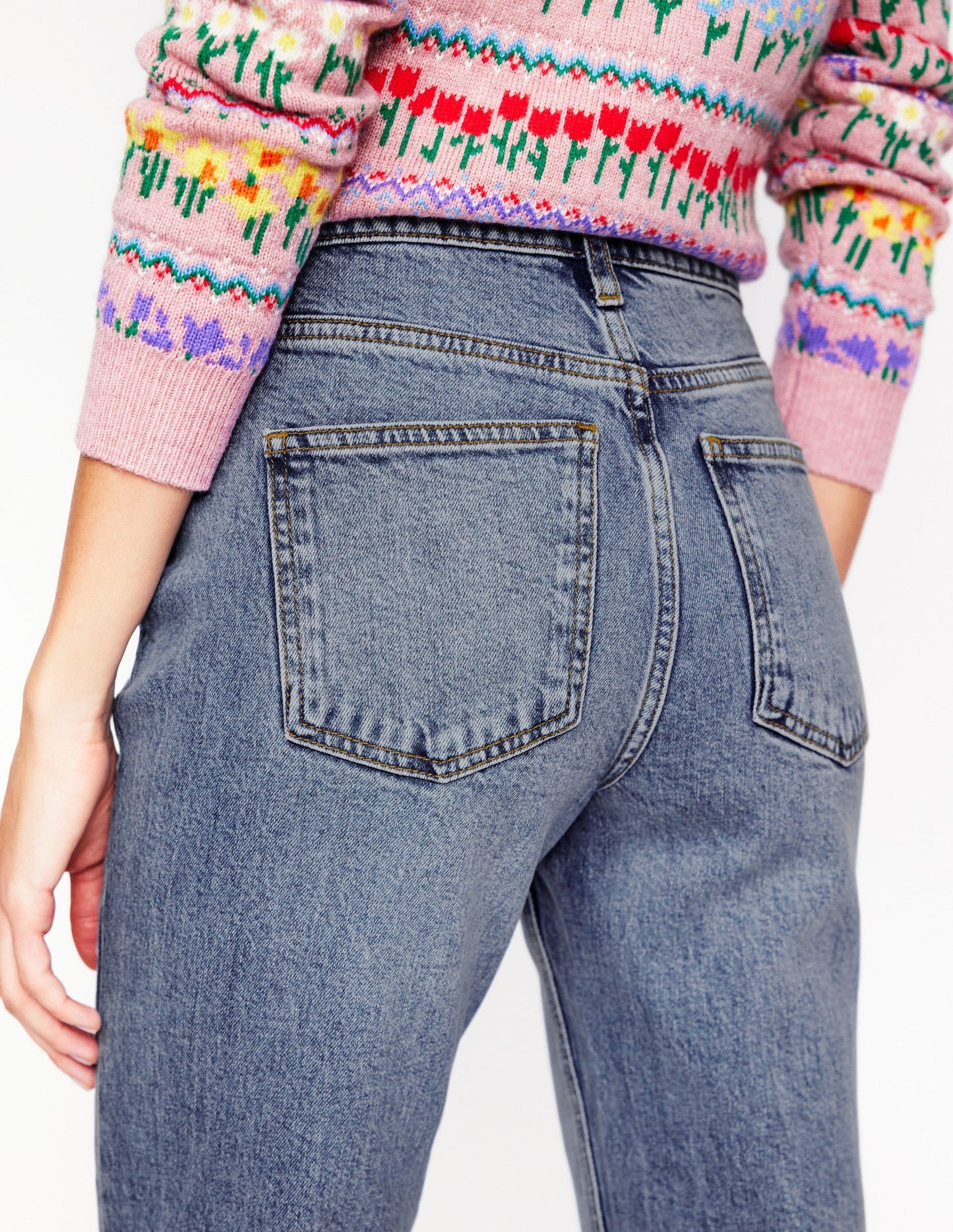 Boden Girlfriend Jeans - Light Vintage