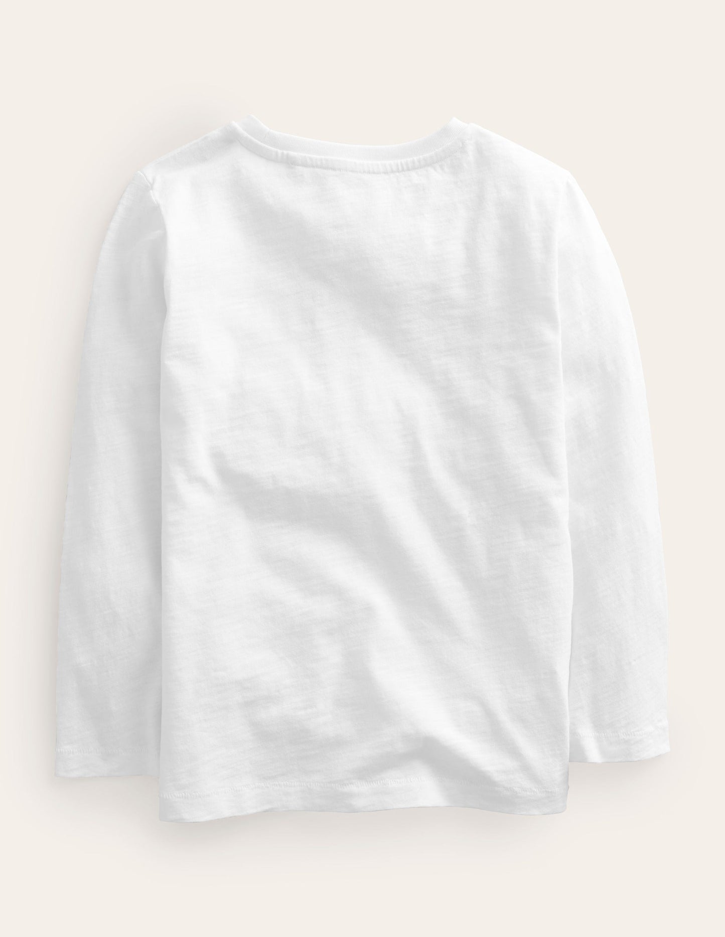 Boden Everyday Long Sleeve T-shirt - White