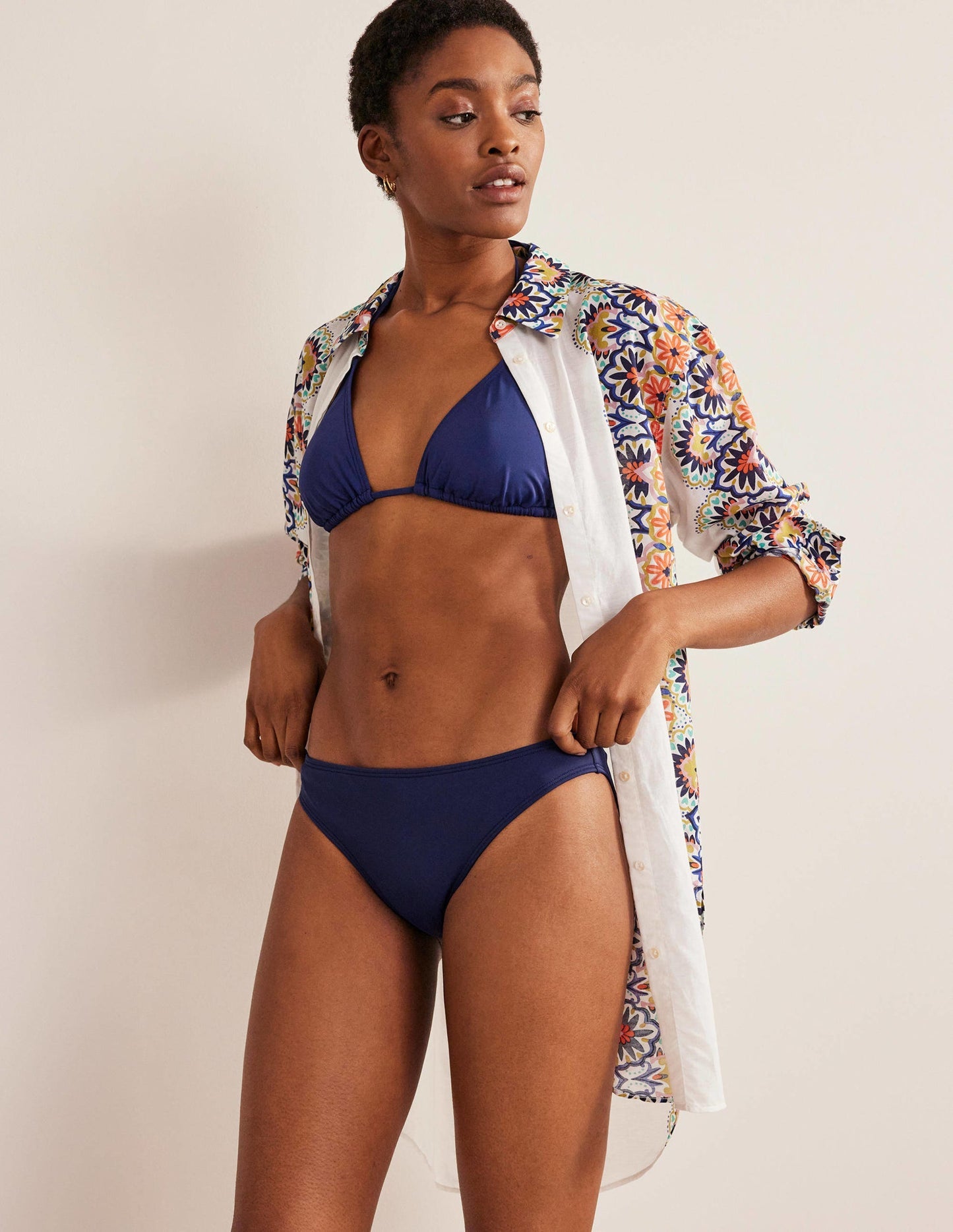 Boden Classic Bikini Bottoms - Navy