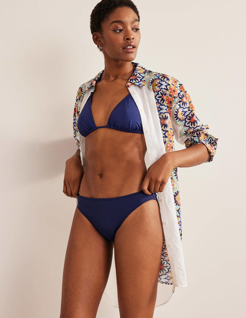 Boden Classic Bikini Bottoms - Navy